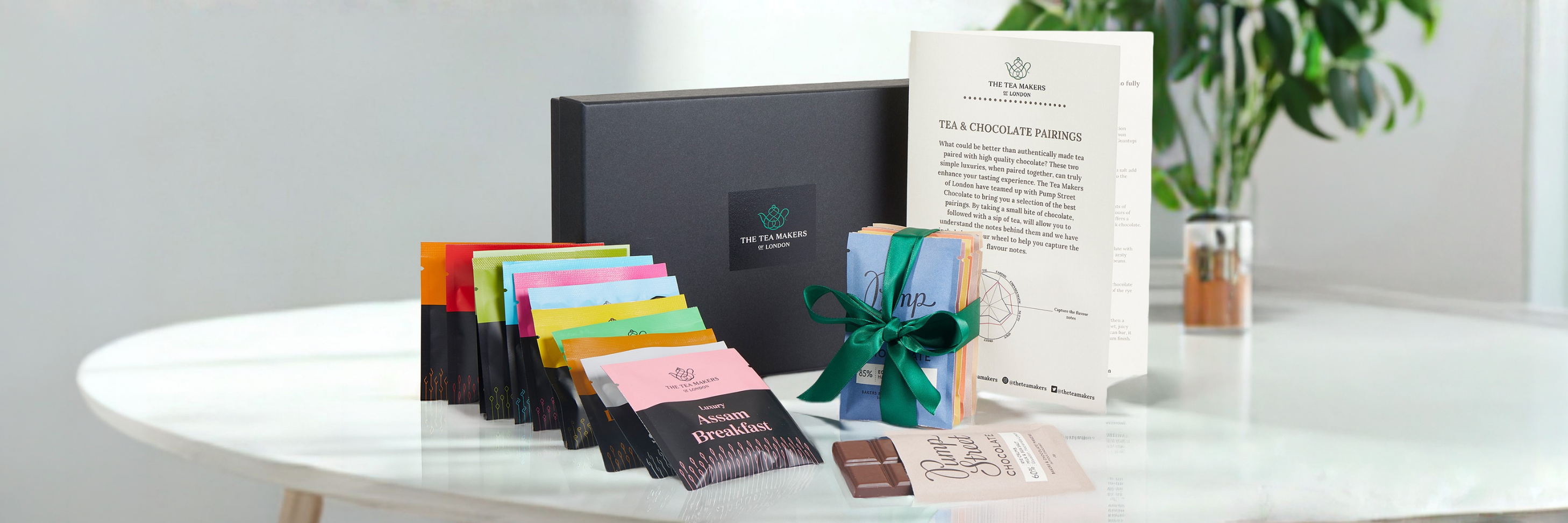 Fathers day tea and chocolate pairing
