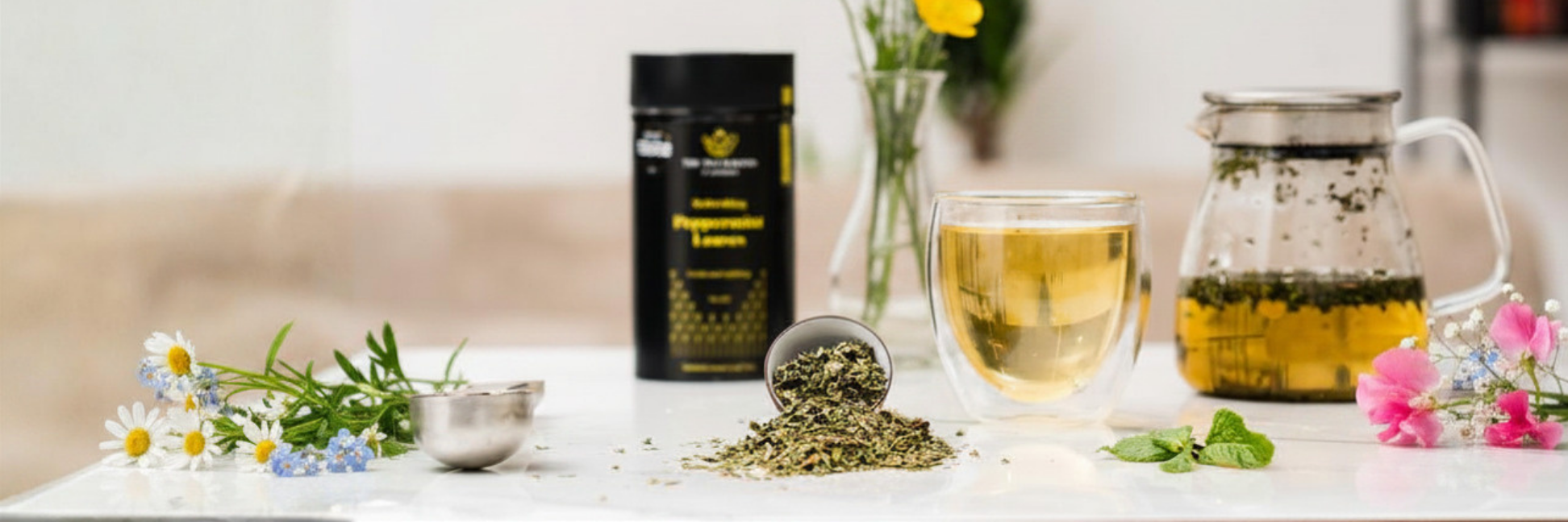 summer peppermint tea
