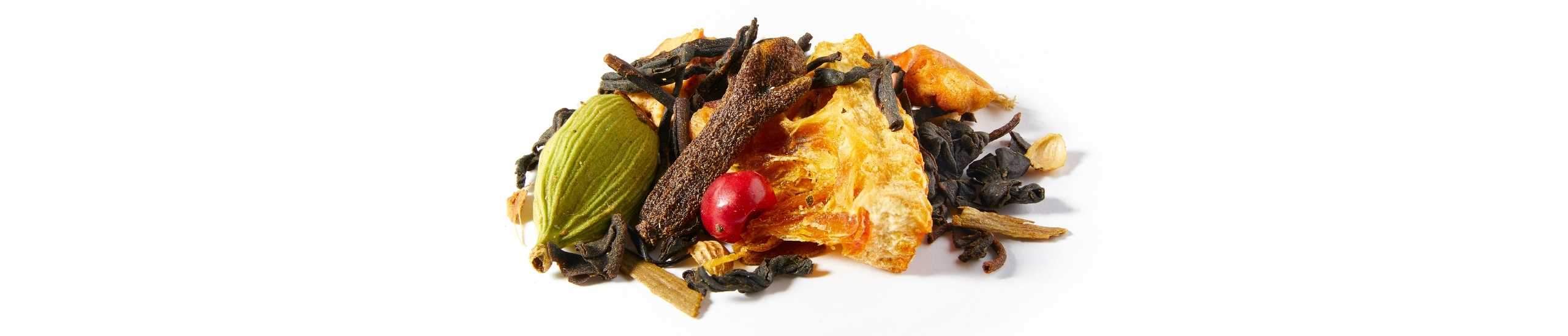 A pile of winter warming Christmas tea leaves