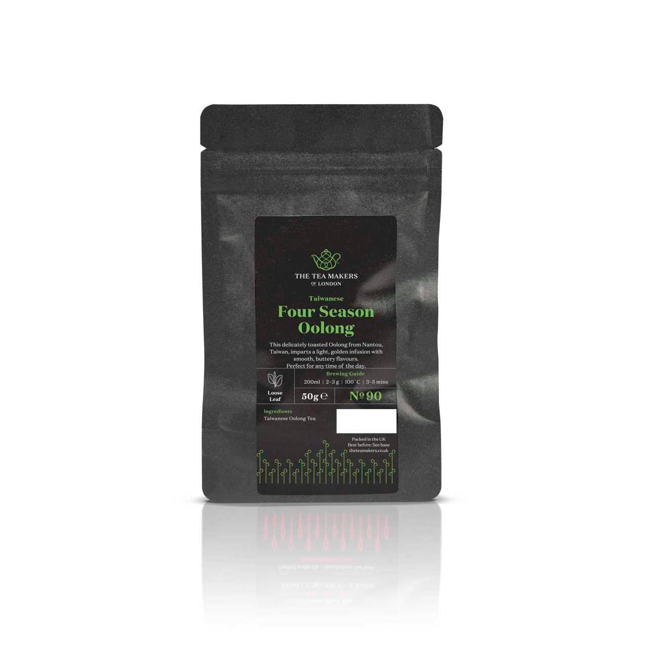 Four Seasons Oolong Loose Leaf Tea 50g Pack