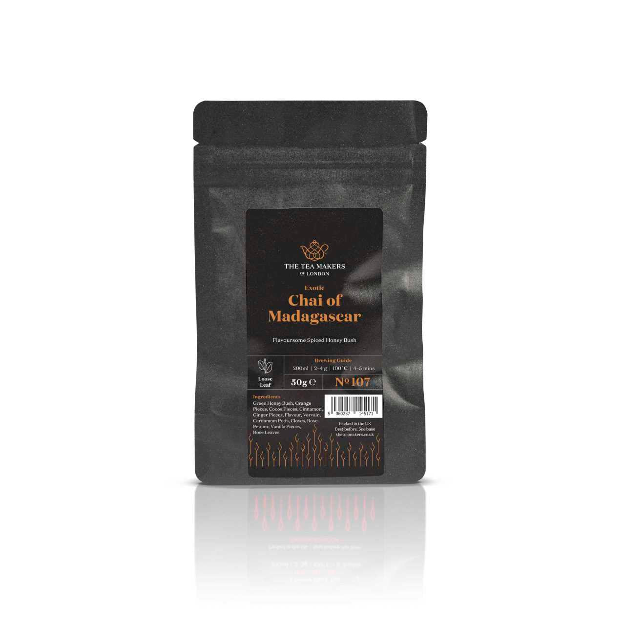 Chai of Madagascar Loose Leaf tea 50g pack